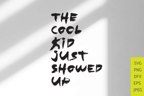 Cool Kid SVG for Crafts & Graphics
