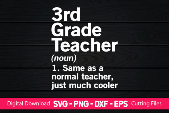 Funny 3rd Grade Teacher Graphics for Crafts