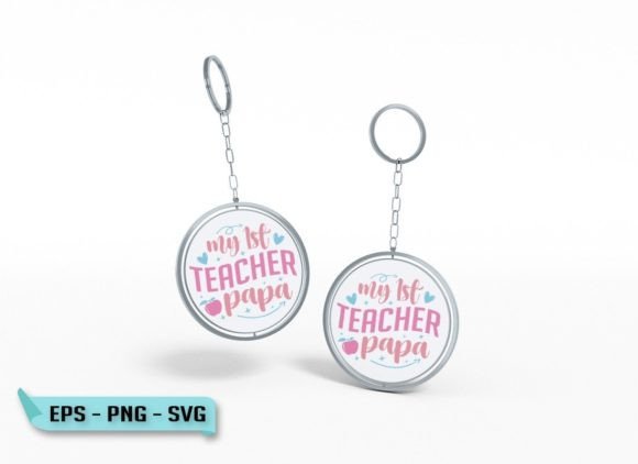 My 1st Teacher Papa SVG: Graphics for Crafts