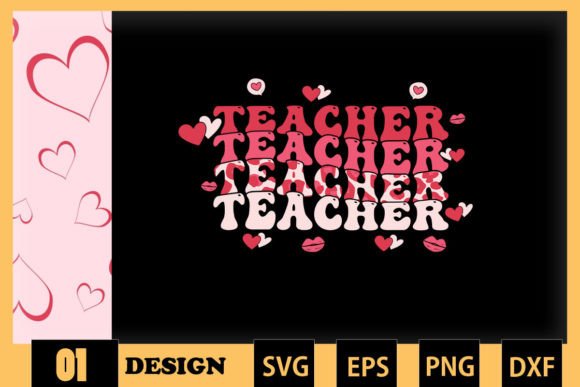 Retro Leopard Valentine: Graphics for Crafts & Brands