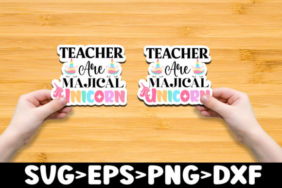 Teacher Are Magical Unicorn Svg for Crafts and Graphics