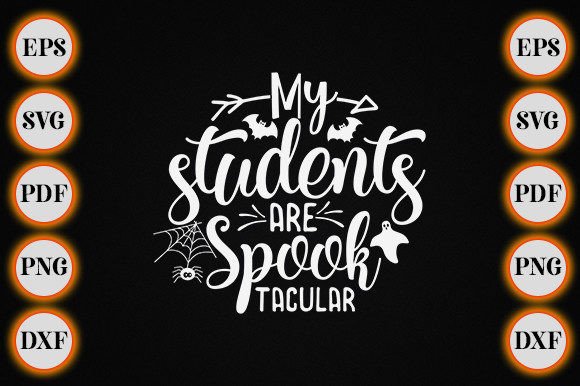 Teacher Halloween My Students Graphics & Crafts