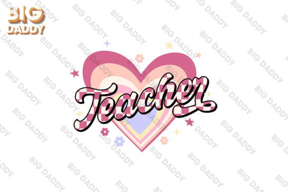 Teacher Heart Valentine SVG: Graphics for Crafts