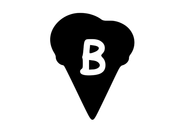 Yummy Ice Cream Cone with Mono B: Graphics for Crafts