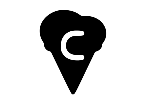 Yummy Ice Cream Cone with Mono C: Graphics for Crafts