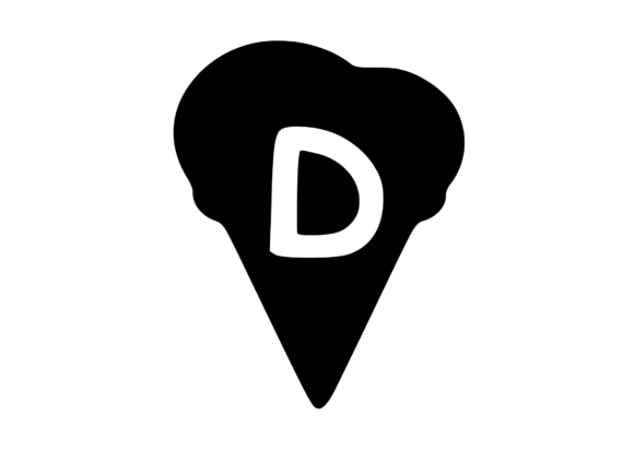 Yummy Ice Cream Cone with Mono D: Graphics for Crafts